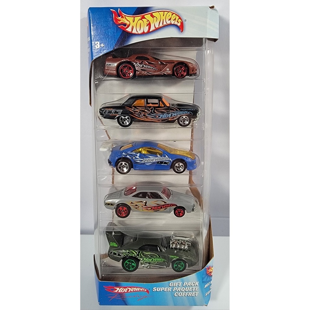 2002 Hot Wheels Racing 5 Car Gift Pack #B3631 NEW Sealed VINTAGE Corvair, Ford..